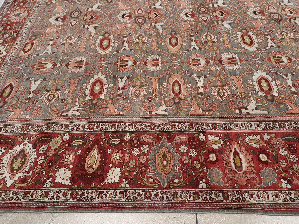 Antique Persian Bidjar Oversize Carpet, No.25101 - Galerie Shabab