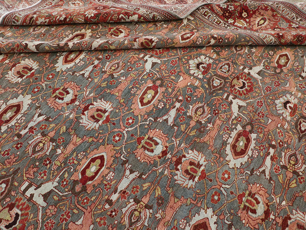 Antique Persian Bidjar Oversize Carpet, No.25101 - Galerie Shabab