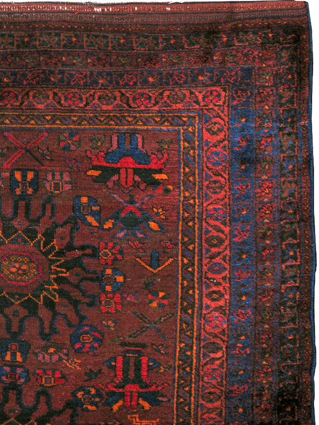 Vintage Persian Baluch Rug, No.25108 - Galerie Shabab