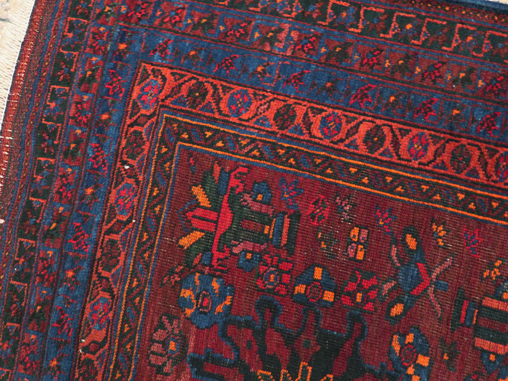 Vintage Persian Baluch Rug, No.25108 - Galerie Shabab