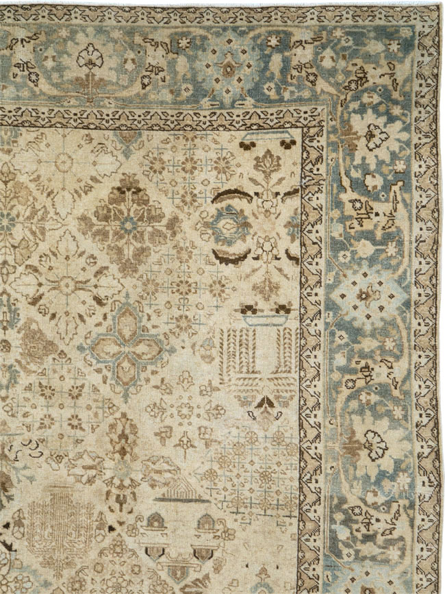 Antique Persian Tabriz Carpet, No.25112 - Galerie Shabab