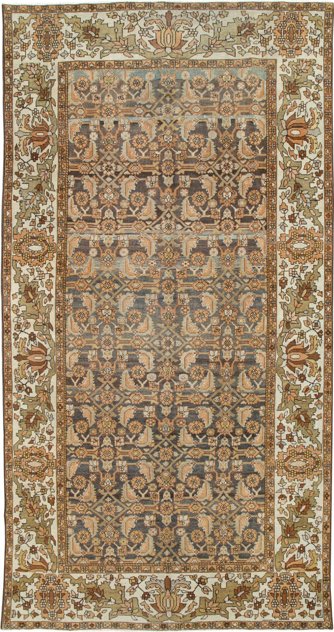 Vintage Persian Malayer Gallery Carpet, No.25115 - Galerie Shabab