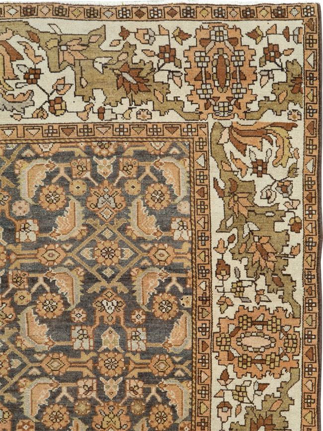 Vintage Persian Malayer Gallery Carpet, No.25115 - Galerie Shabab
