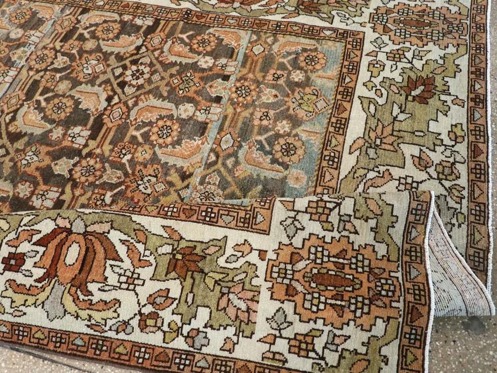 Vintage Persian Malayer Gallery Carpet, No.25115 - Galerie Shabab