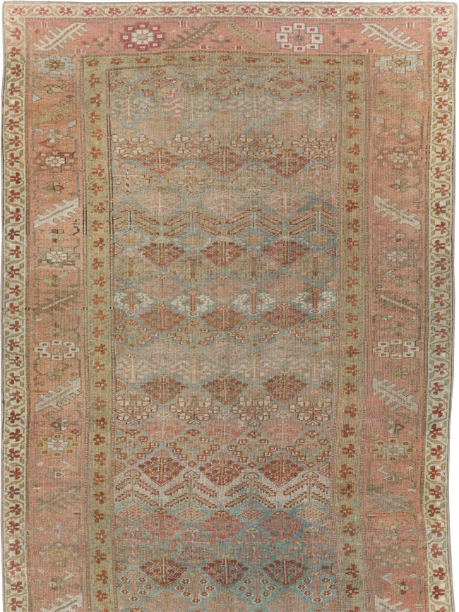 Antique Persian Malayer Wide Gallery Runner, No.25118 - Galerie Shabab
