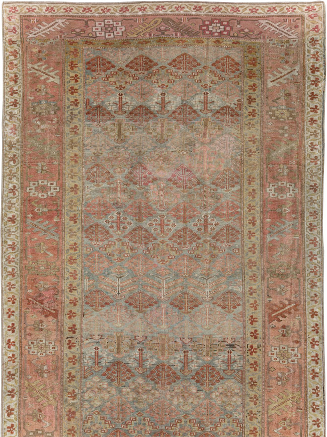 Antique Persian Malayer Wide Gallery Runner, No.25118 - Galerie Shabab