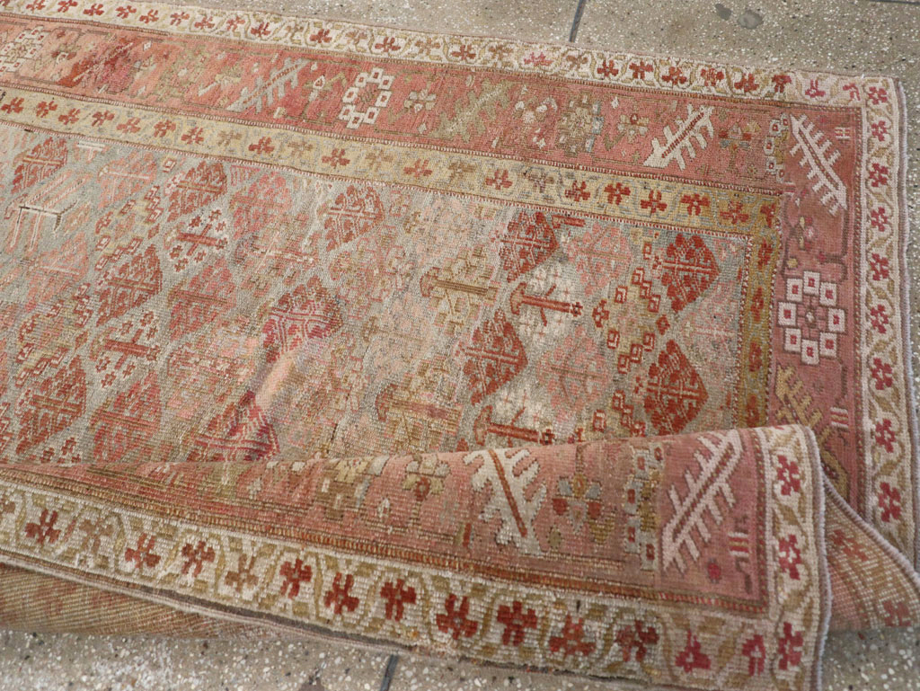 Antique Persian Malayer Wide Gallery Runner, No.25118 - Galerie Shabab