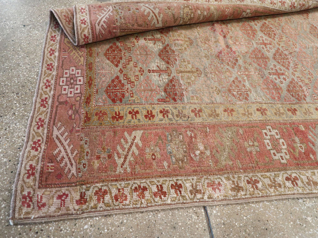 Antique Persian Malayer Wide Gallery Runner, No.25118 - Galerie Shabab