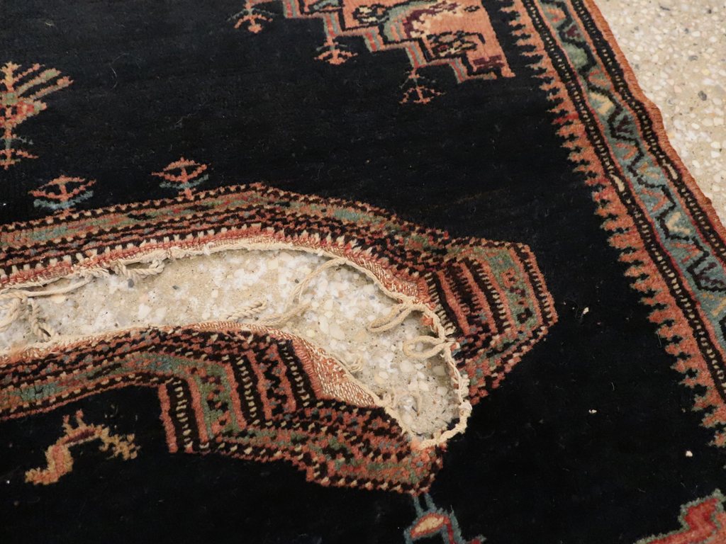 Antique Persian Senneh Bag Face, No.25119 - Galerie Shabab
