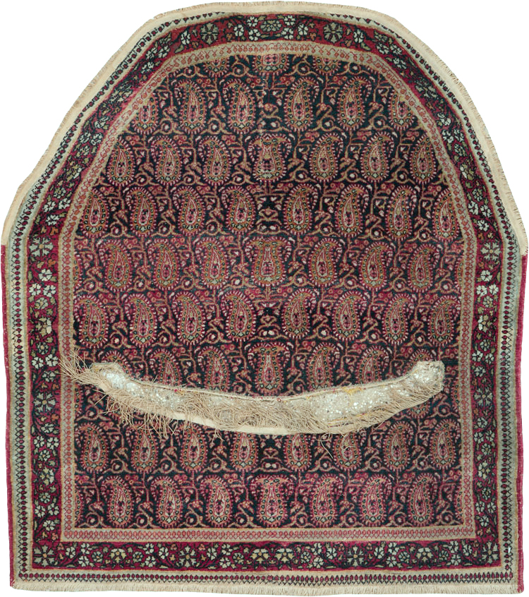 Antique Persian Kerman Saddle Cover, No.25120 - Galerie Shabab
