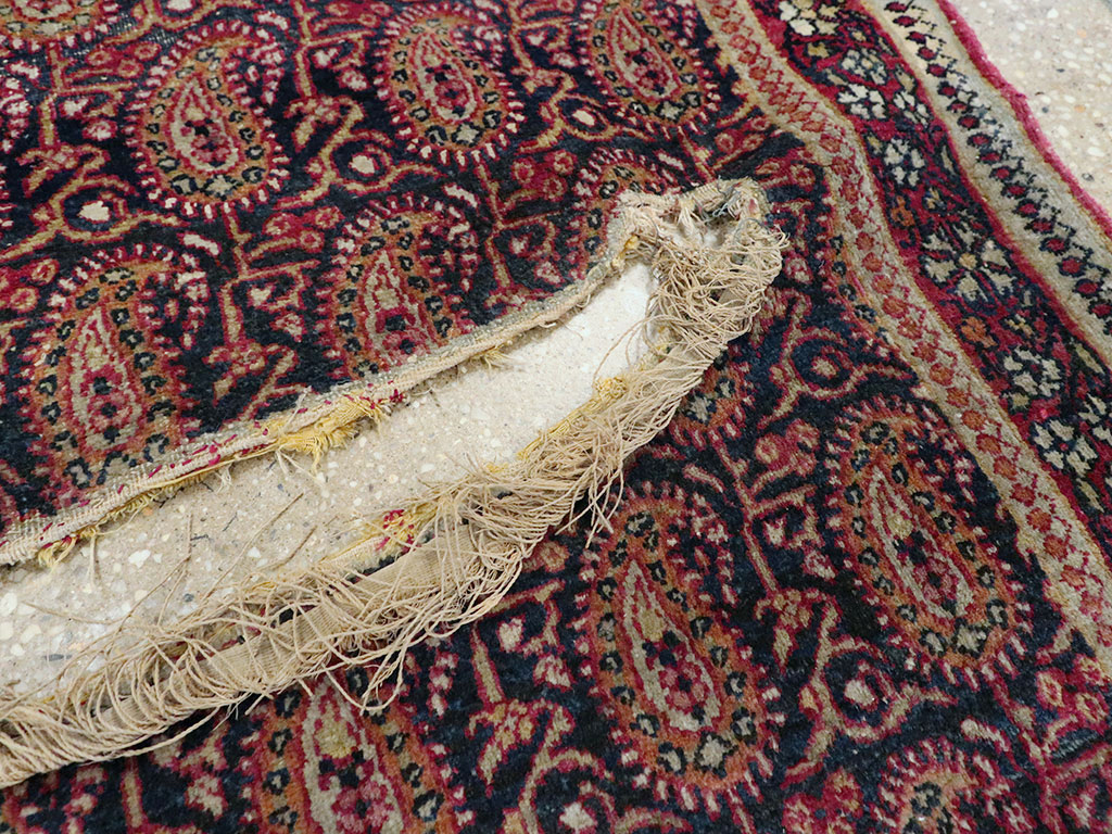 Antique Persian Kerman Saddle Cover, No.25120 - Galerie Shabab
