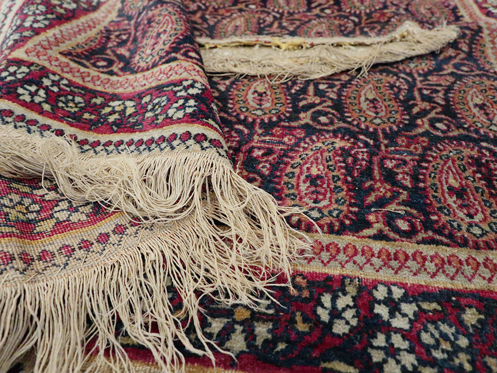 Antique Persian Kerman Saddle Cover, No.25120 - Galerie Shabab