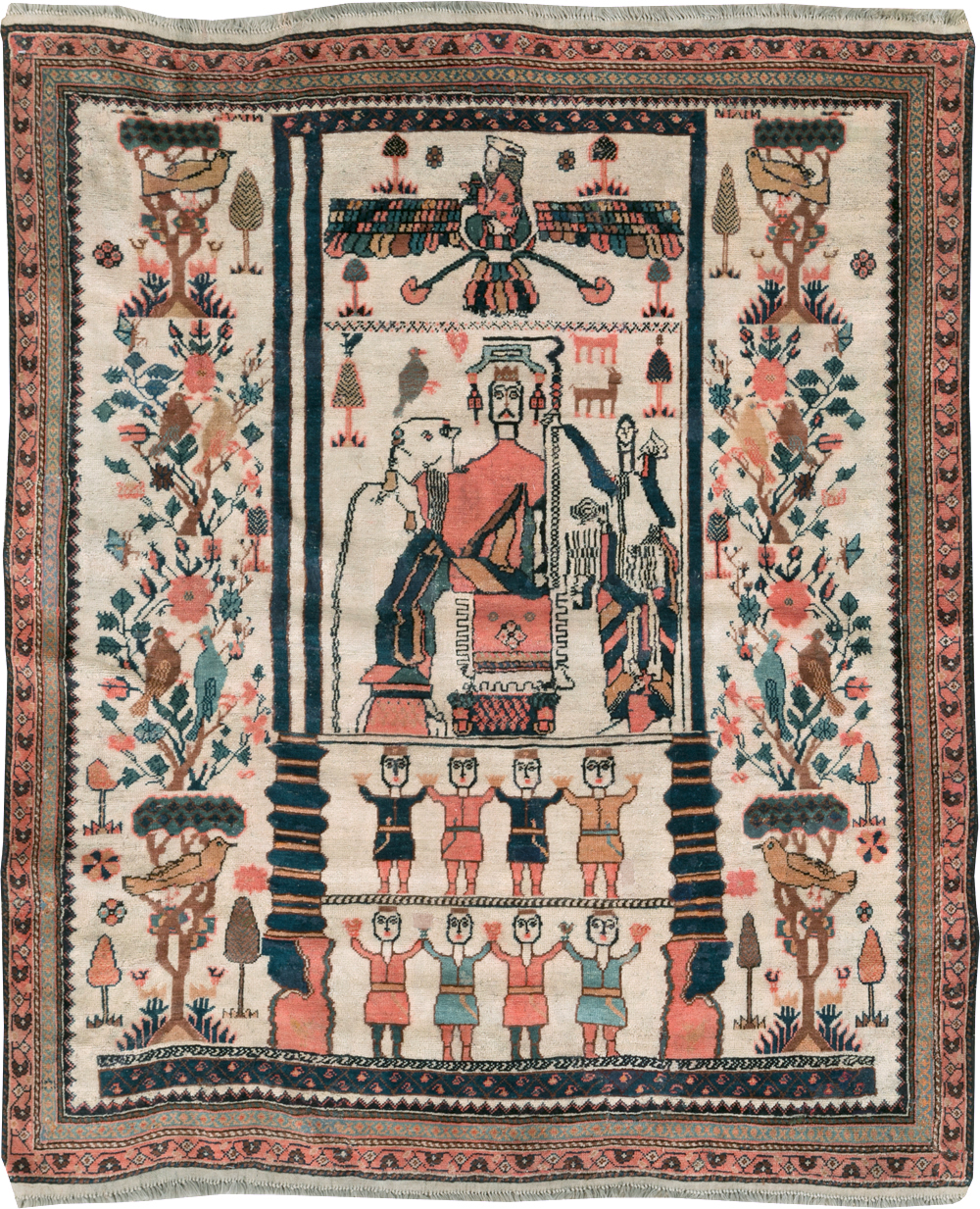 Antique Persian Afshar Rug, No.25125 - Galerie Shabab
