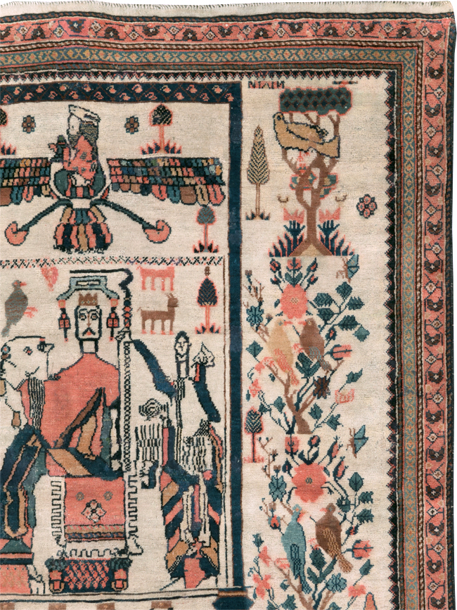 Antique Persian Afshar Rug, No.25125 - Galerie Shabab