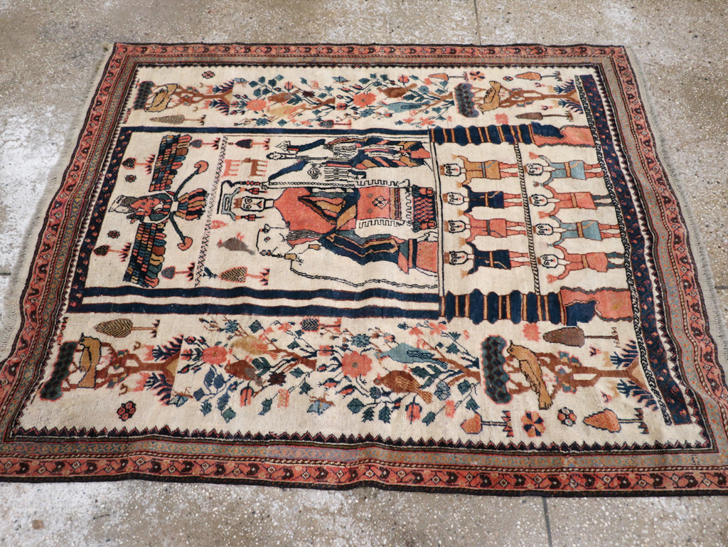 Antique Persian Afshar Rug, No.25125 - Galerie Shabab