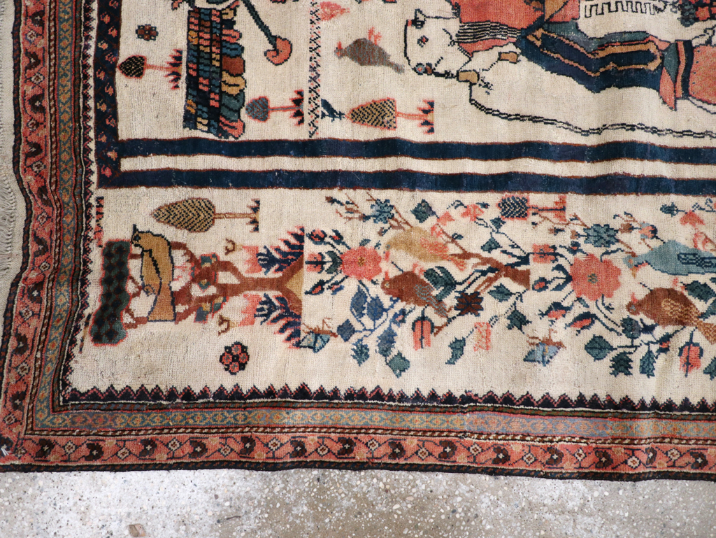 Antique Persian Afshar Rug, No.25125 - Galerie Shabab
