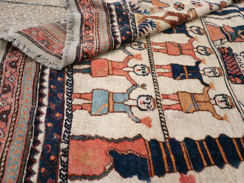 Antique Persian Afshar Rug, No.25125 - Galerie Shabab