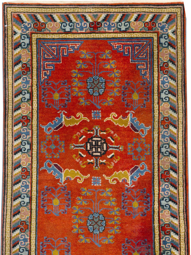 Vintage East Turkestan Khotan Runner, No.25127 - Galerie Shabab