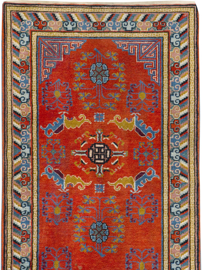 Vintage East Turkestan Khotan Runner, No.25127 - Galerie Shabab