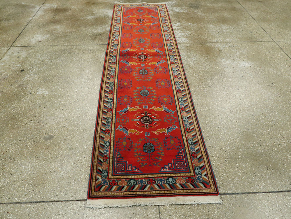 Vintage East Turkestan Khotan Runner, No.25127 - Galerie Shabab