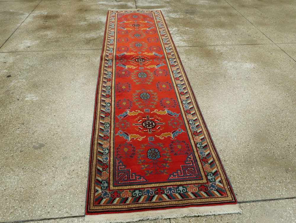 Vintage East Turkestan Khotan Runner, No.25127 - Galerie Shabab