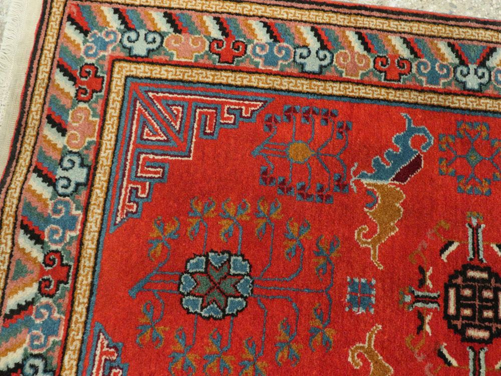 Vintage East Turkestan Khotan Runner, No.25127 - Galerie Shabab