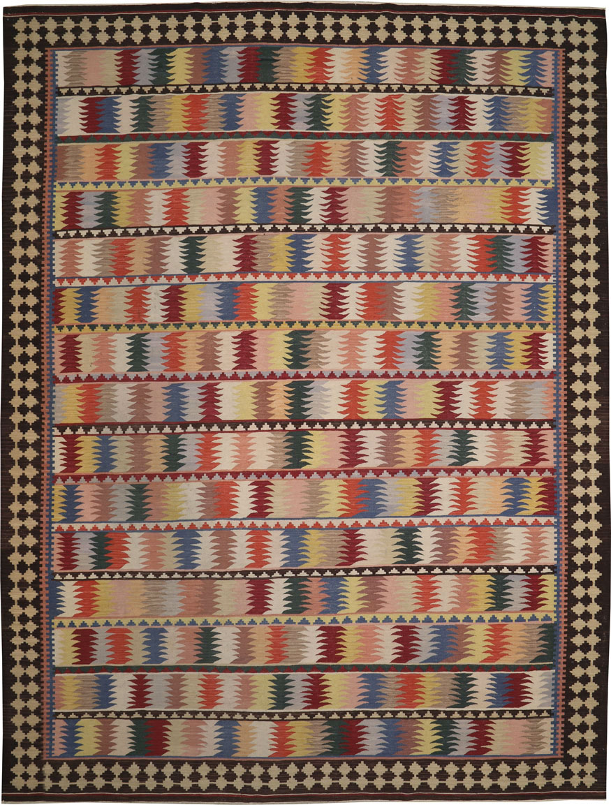 Antique Turkish Flatweave Kilim, No.25128 - Galerie Shabab