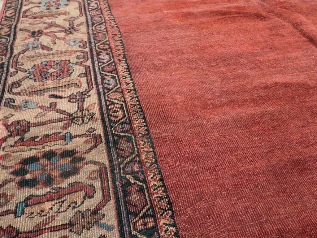 Antique Persian Mahal Small Room Size Carpet, No.25129 - Galerie Shabab