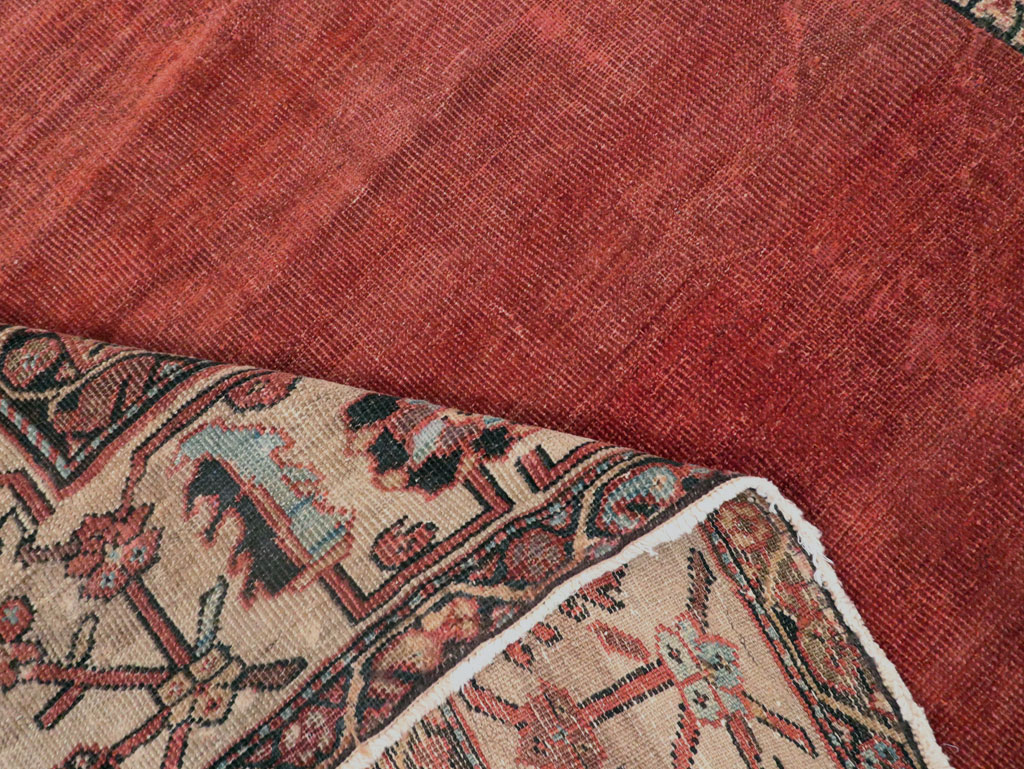 Antique Persian Mahal Small Room Size Carpet, No.25129 - Galerie Shabab