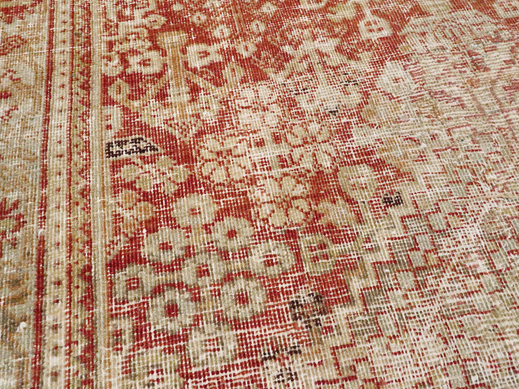 Antique Persian Joshegan Distressed Rug, No.25136 - Galerie Shabab