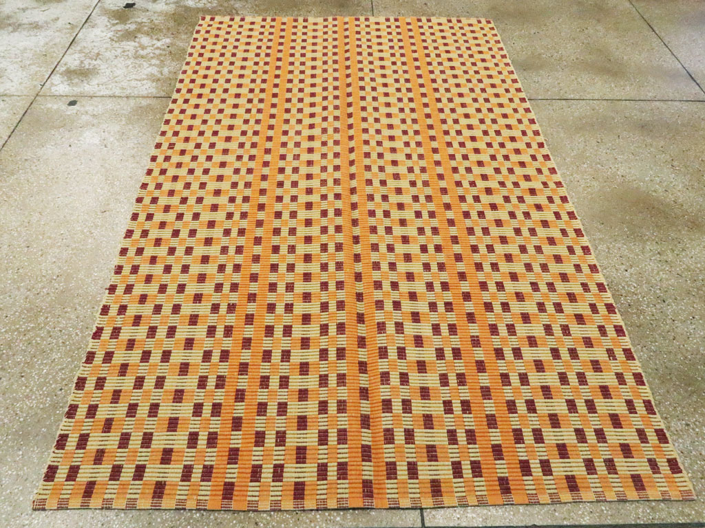Vintage European Flatweave Kilim, No.25138 - Galerie Shabab