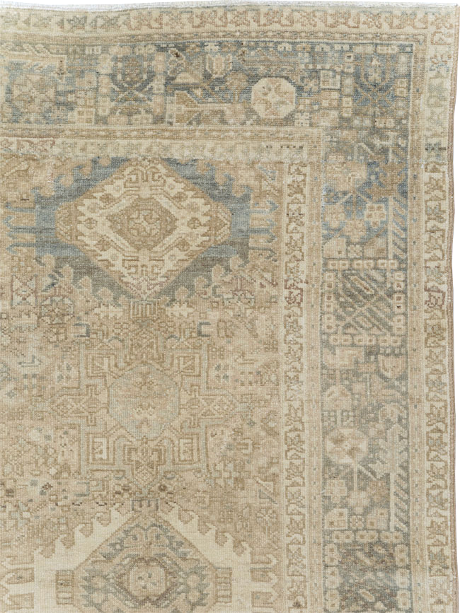 Vintage Persian Karajeh Small Square Room Size Carpet, No.25139 - Galerie Shabab