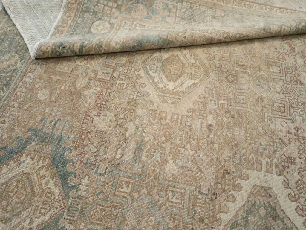 Vintage Persian Karajeh Small Square Room Size Carpet, No.25139 - Galerie Shabab