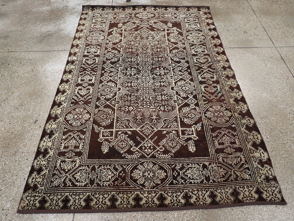 Antique Indian Agra Rug, No.25143 - Galerie Shabab
