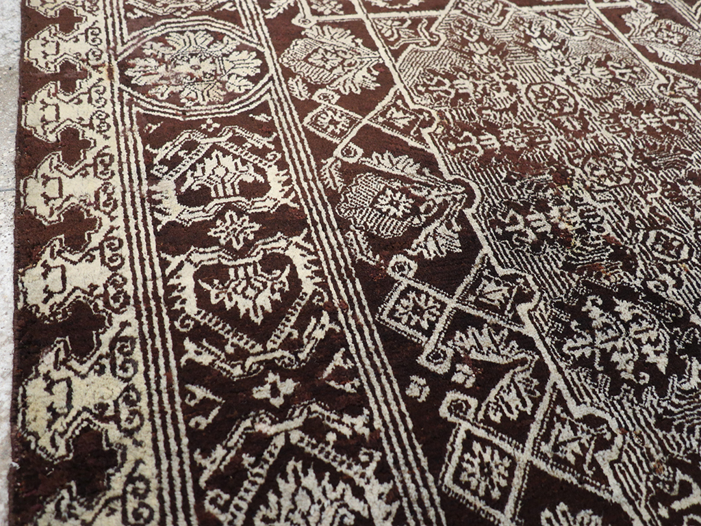 Antique Indian Agra Rug, No.25143 - Galerie Shabab