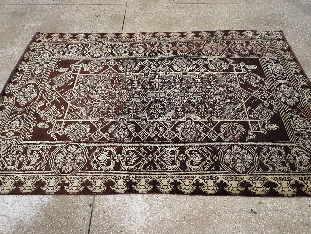 Antique Indian Agra Rug, No.25143 - Galerie Shabab