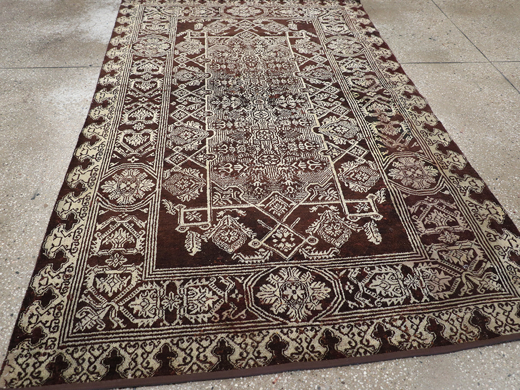 Antique Indian Agra Rug, No.25143 - Galerie Shabab