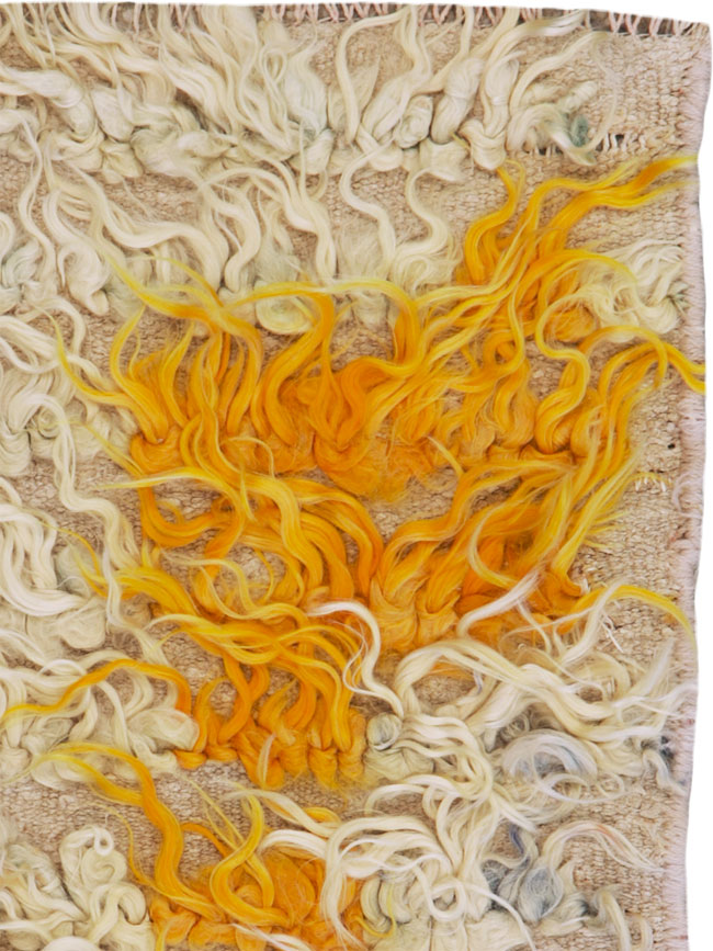 Vintage Turkish Tulu Throw Rug, No.25150 - Galerie Shabab