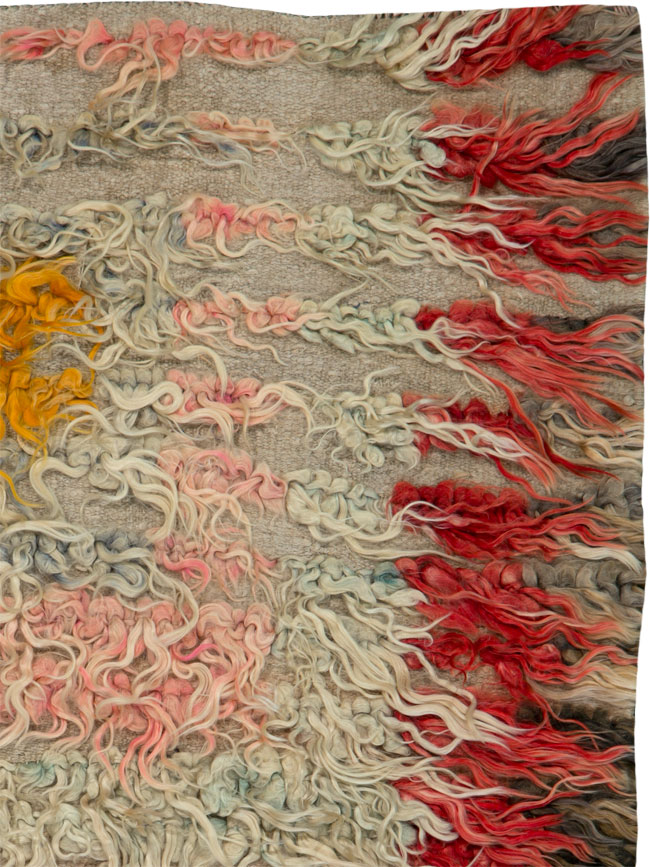 Vintage Turkish Tulu Square Rug, No.25151 - Galerie Shabab