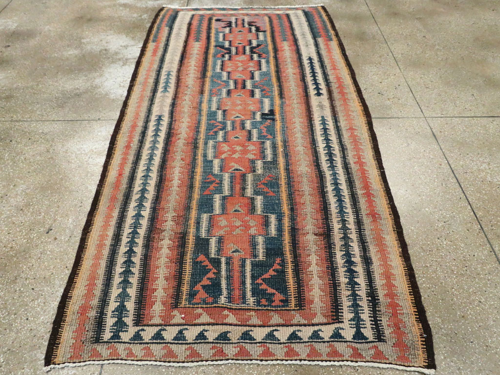 Vintage Persian Flatweave Kilim, No.25152 - Galerie Shabab