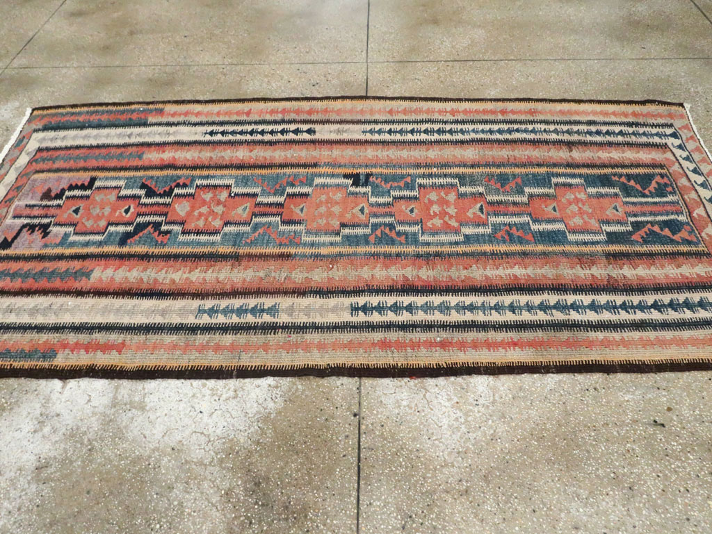 Vintage Persian Flatweave Kilim, No.25152 - Galerie Shabab