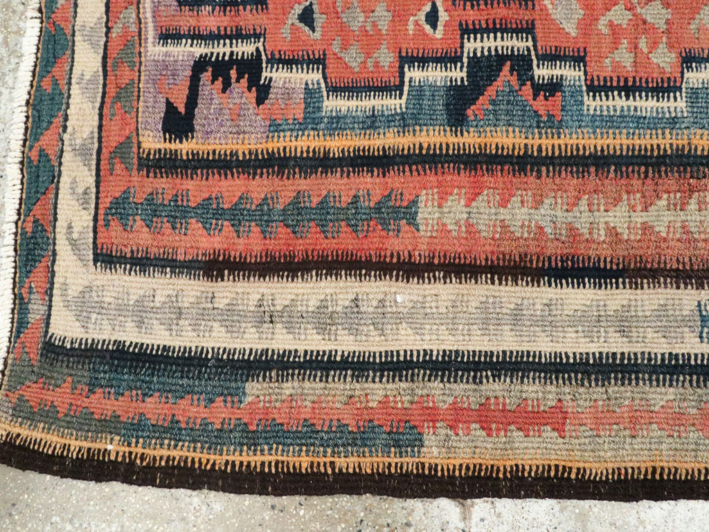 Vintage Persian Flatweave Kilim, No.25152 - Galerie Shabab