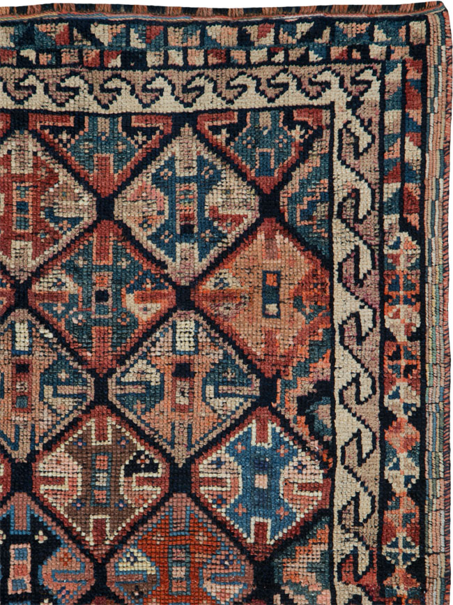 Antique Persian Kurdish Rug, No.25160 - Galerie Shabab