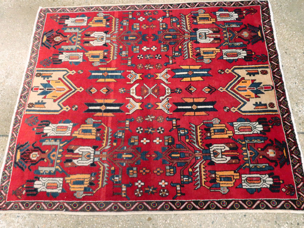 Vintage Persian Tabriz Carpet, No.25162 - Galerie Shabab