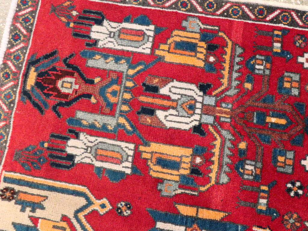 Vintage Persian Tabriz Carpet, No.25162 - Galerie Shabab