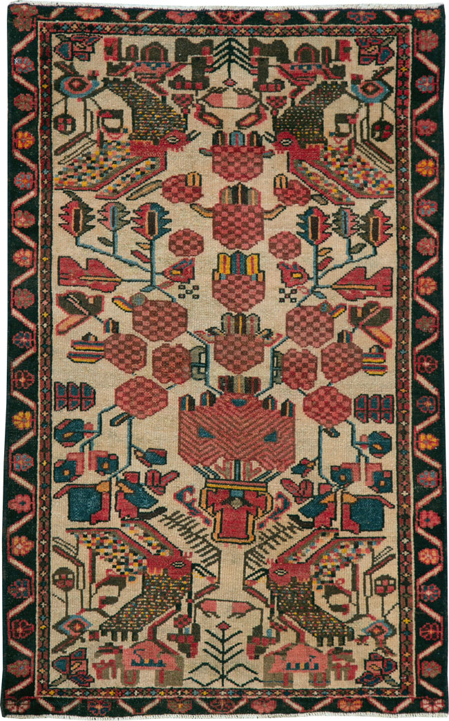 Vintage Persian Malayer Rug, No.25167 - Galerie Shabab