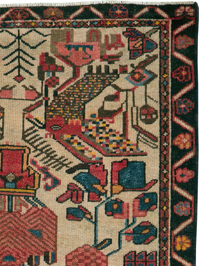 Vintage Persian Malayer Rug, No.25167 - Galerie Shabab