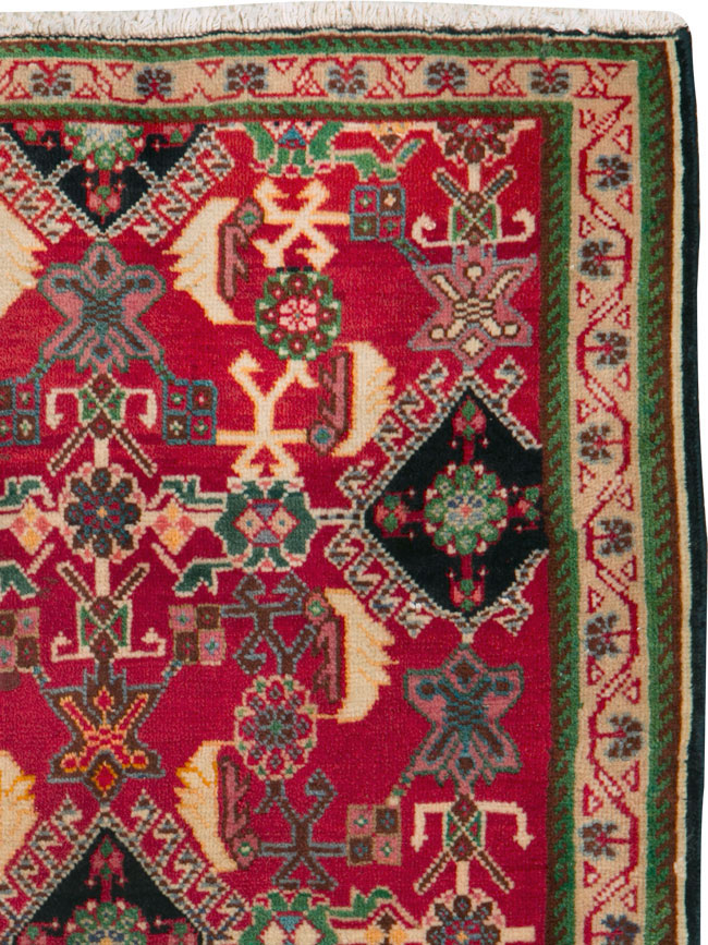 Vintage Persian Shiraz Square Rug (Pair: 1 of 2), No.25168 - Galerie Shabab