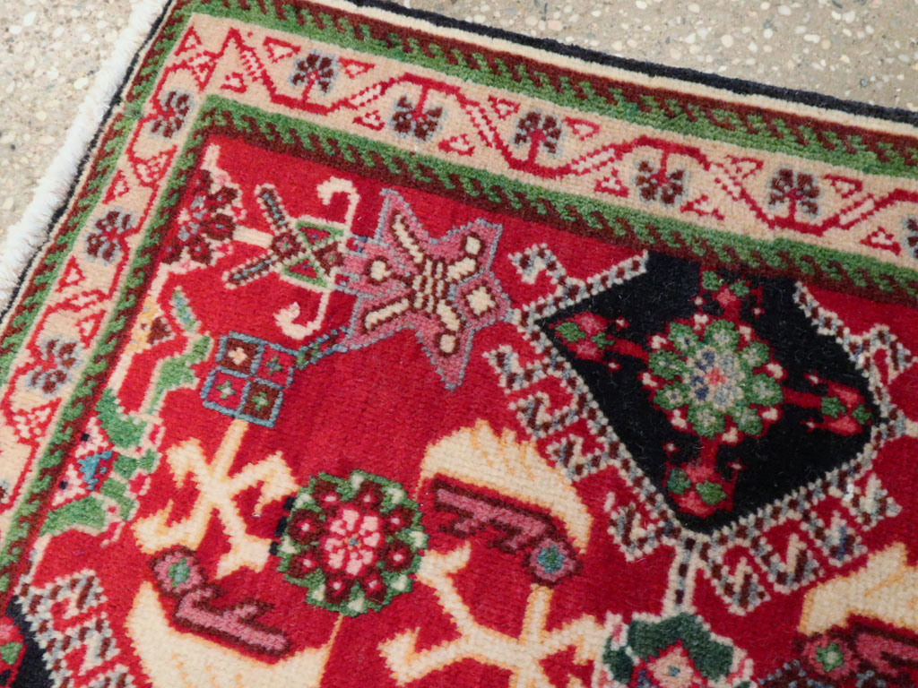 Vintage Persian Shiraz Square Rug (Pair: 1 of 2), No.25168 - Galerie Shabab