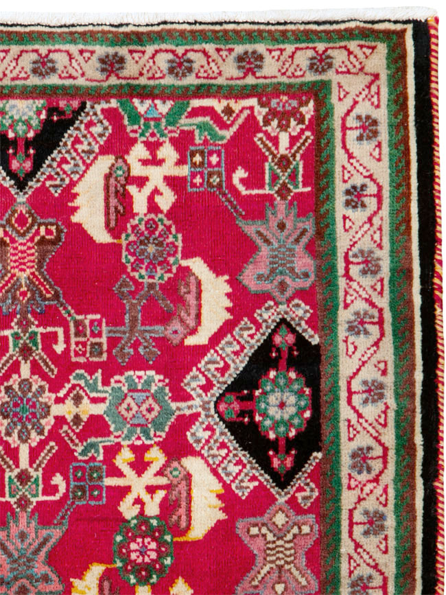 Vintage Persian Shiraz Square Rug (Pair: 2 of 2), No.25169 - Galerie Shabab